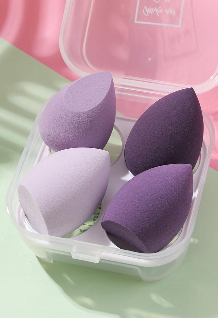 Glam Beauty - Makeup Blender 4 Pack - Purples
