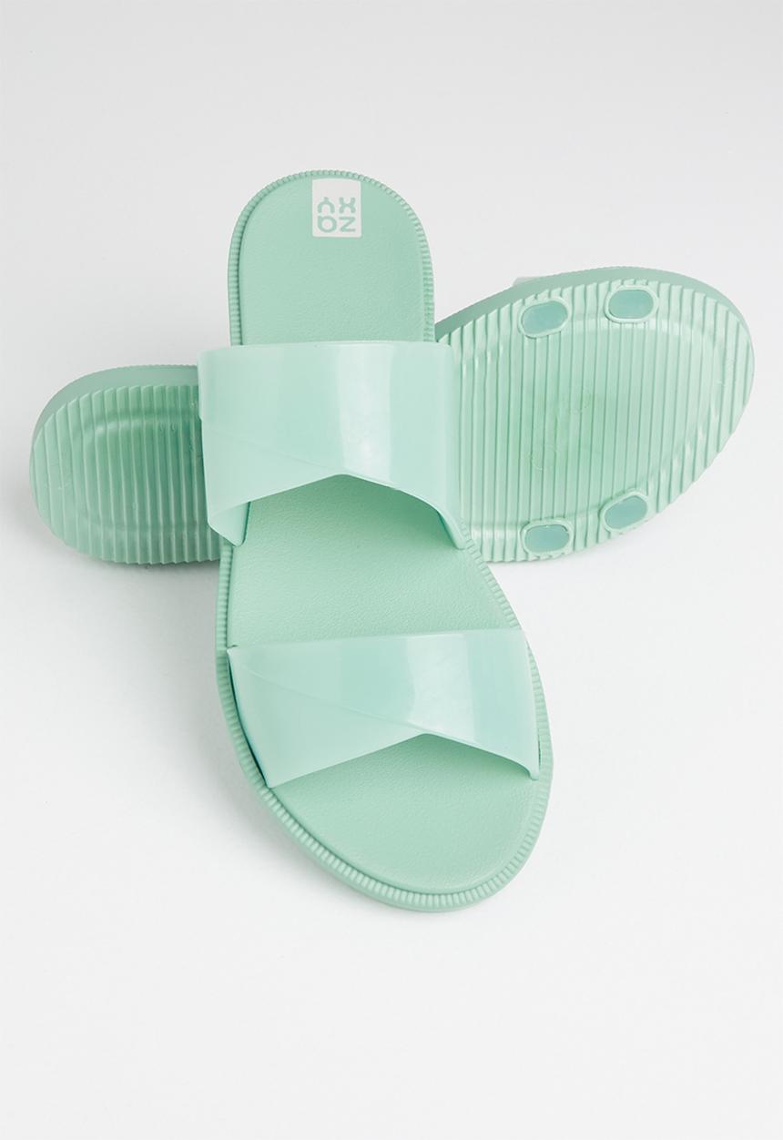 Zaxy - Shake slide fem - green