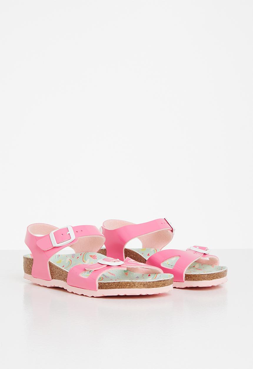 Birkenstock - Rio kids bf patent - candy pink