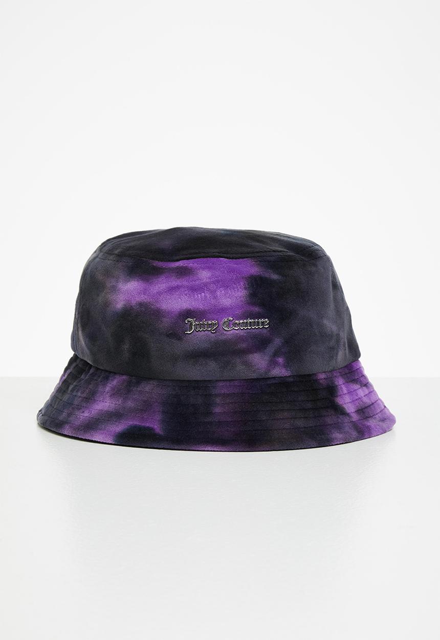 Juicy Couture - Tiane tie dye bucket hat - purple 