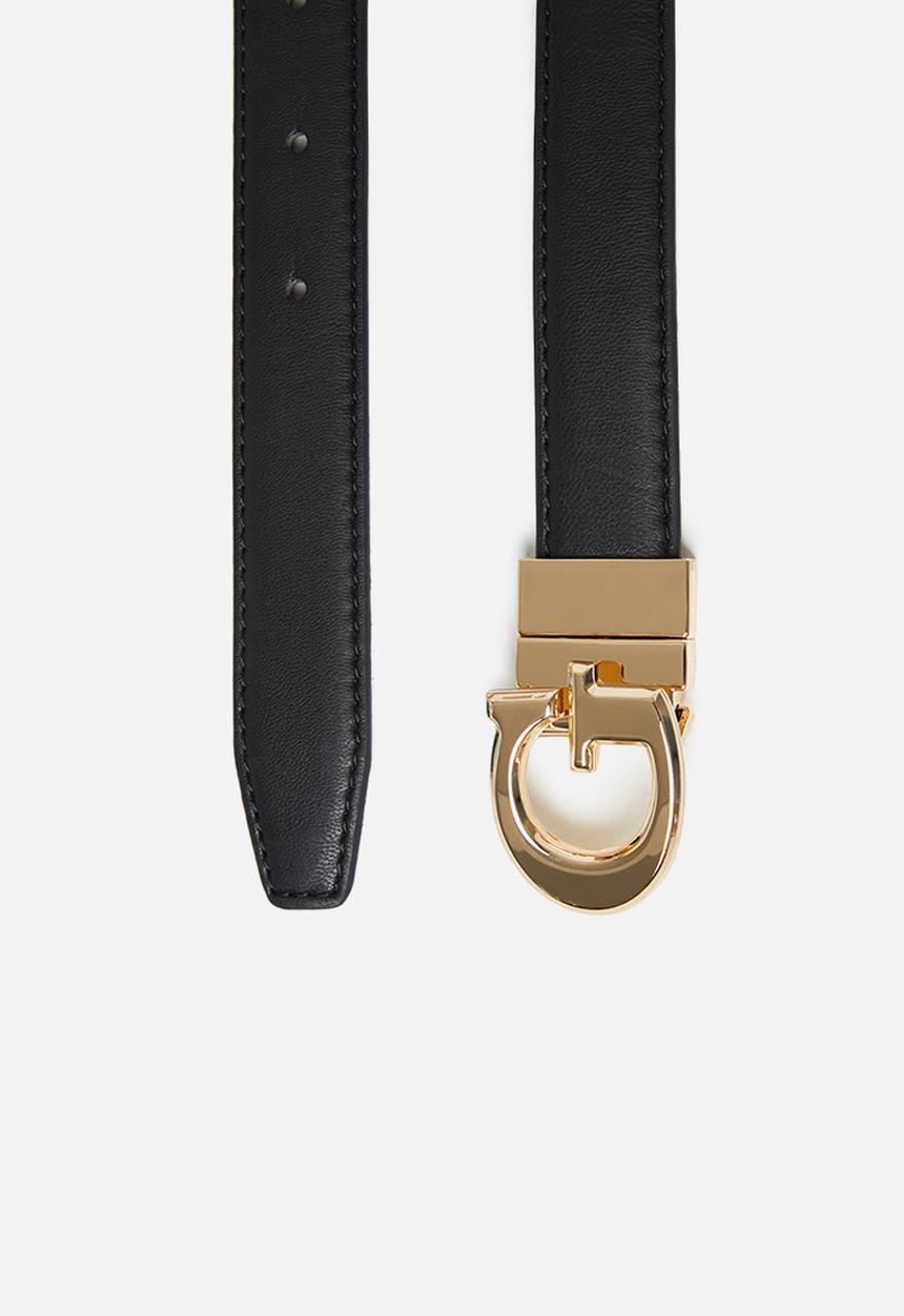 GUESS - Reversible smooth to smooth g buckle - black & brown