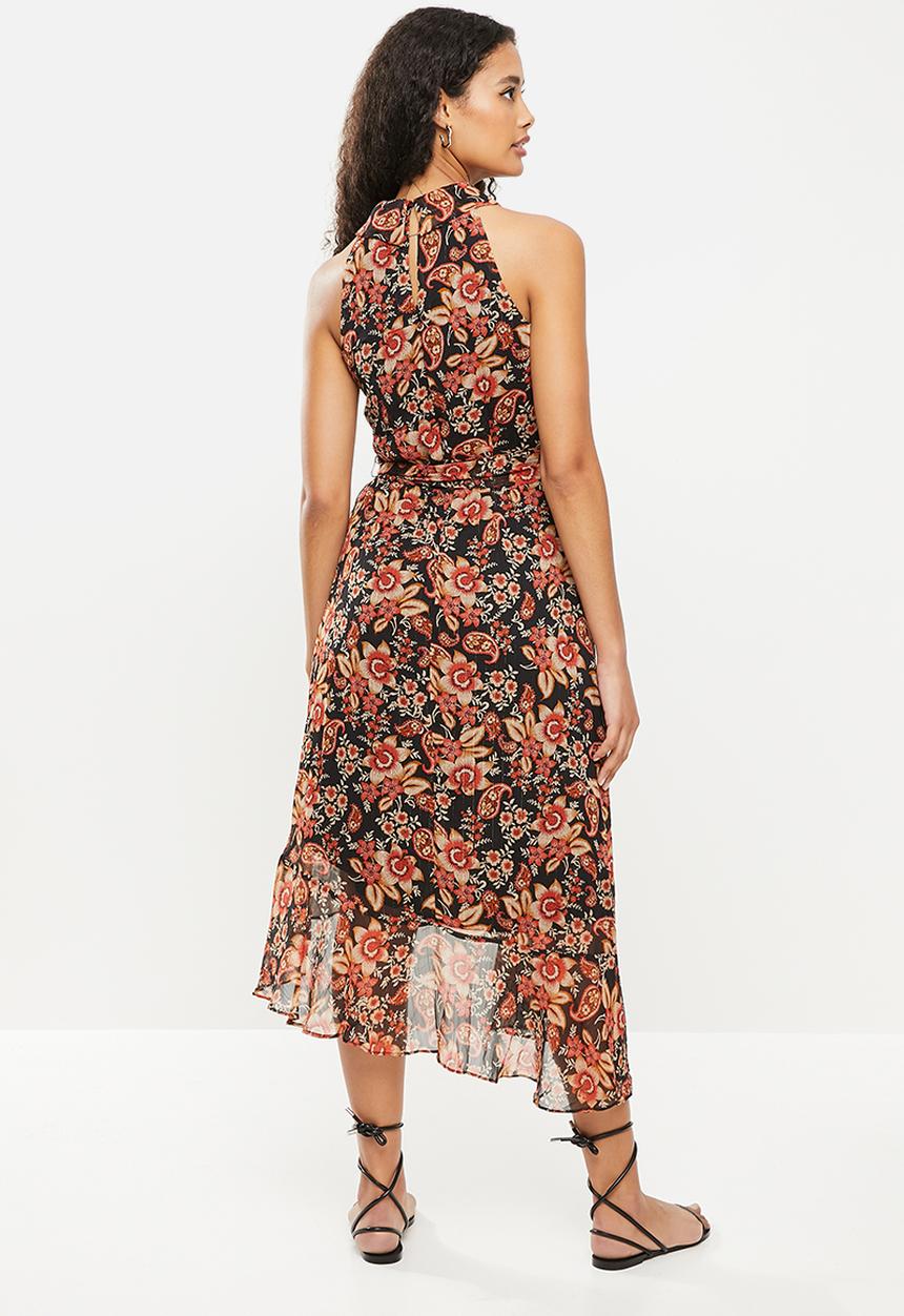 Stella Morgan - Printed asymmetric dress - multi 