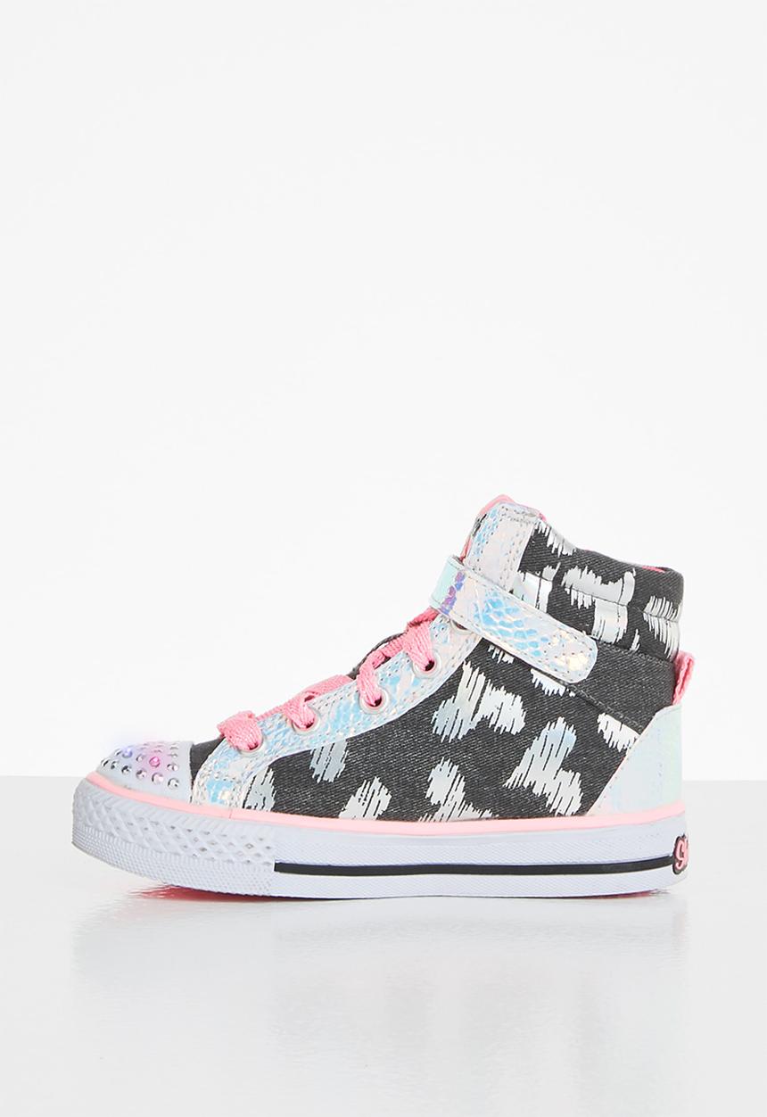 Skechers - Shuffles- rockstar love - black pink