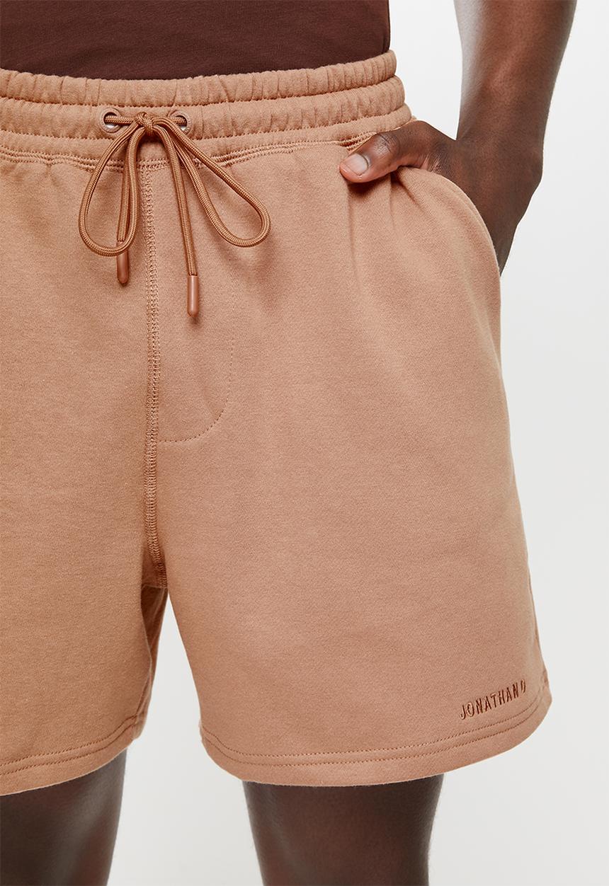 Jonathan D - Remy relaxed fit sweatshorts - tawny birch