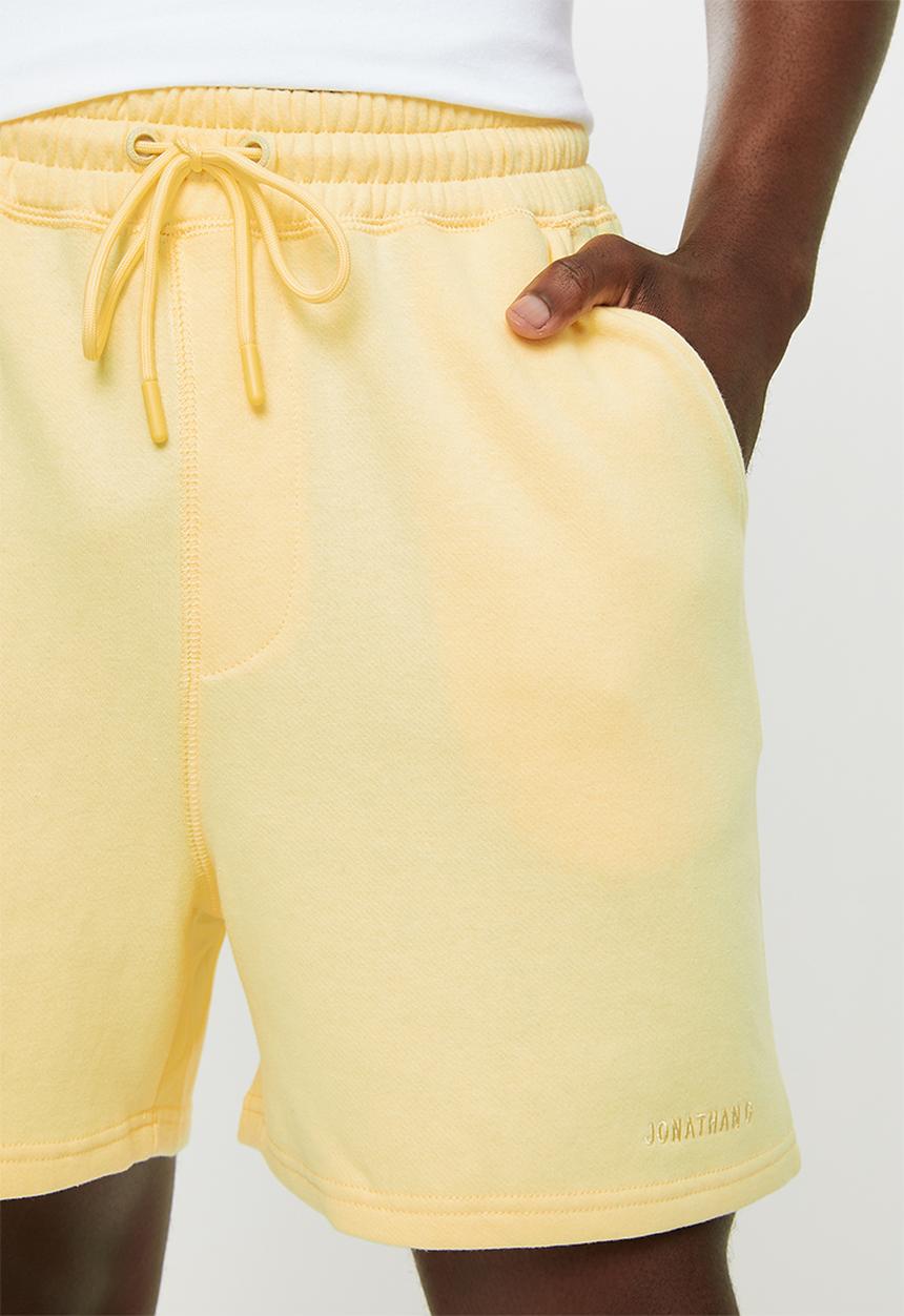 Jonathan D - Remy relaxed fit sweatshorts - banana
