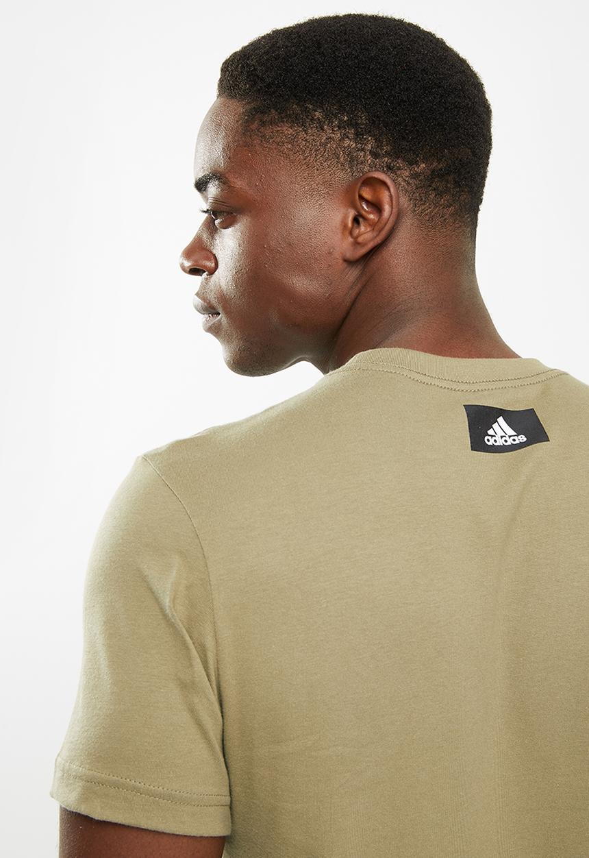adidas Performance - Paisley bos tee - orbit green
