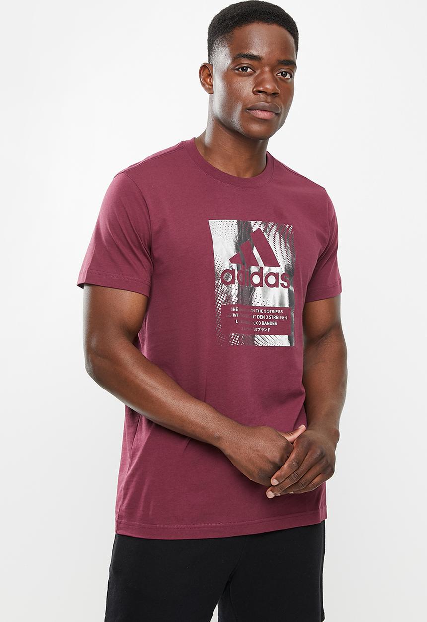 adidas Performance - Bos bx fl t - victory crimson/silver foil
