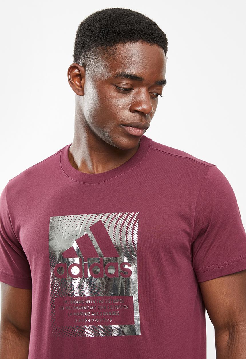 adidas Performance - Bos bx fl t - victory crimson/silver foil
