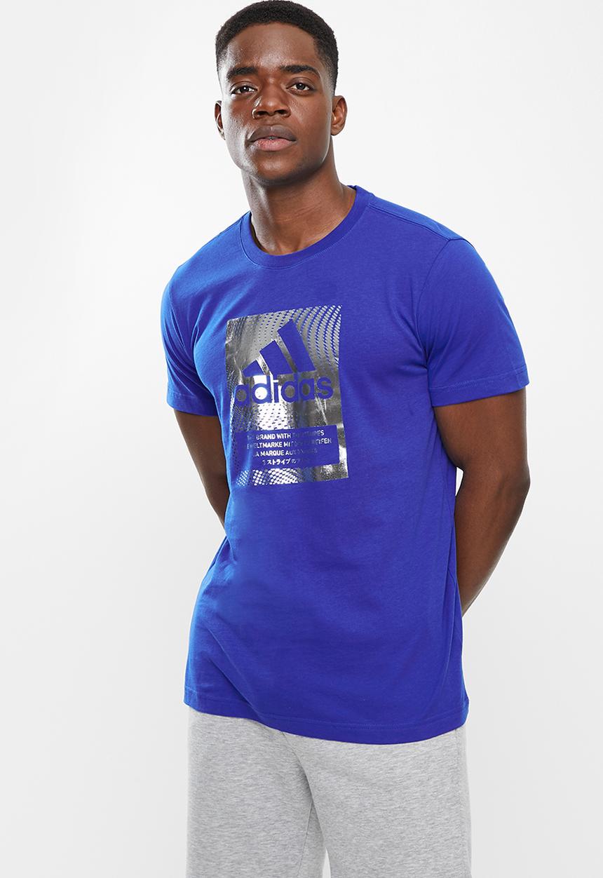 adidas Performance - Bos bx fl t - bold blue/silver foil