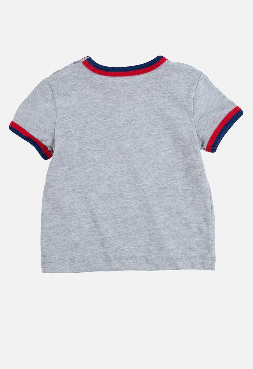 Levi’s® - Short sleeve graphic ringer tee - light gray heather