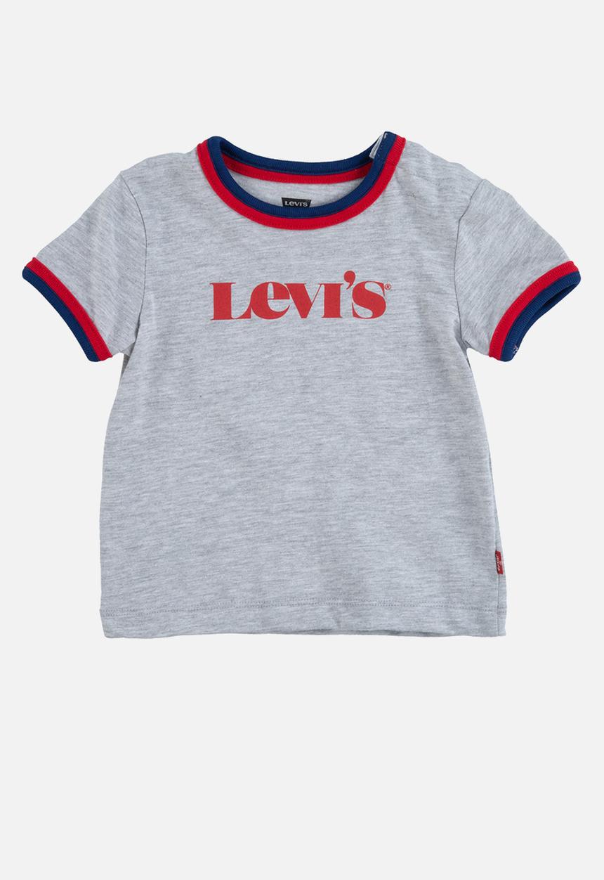 Levi’s® - Short sleeve graphic ringer tee - light gray heather