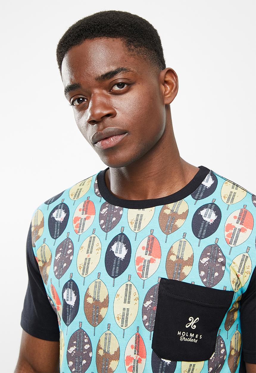 Holmes Bro's - Shields block tee - black