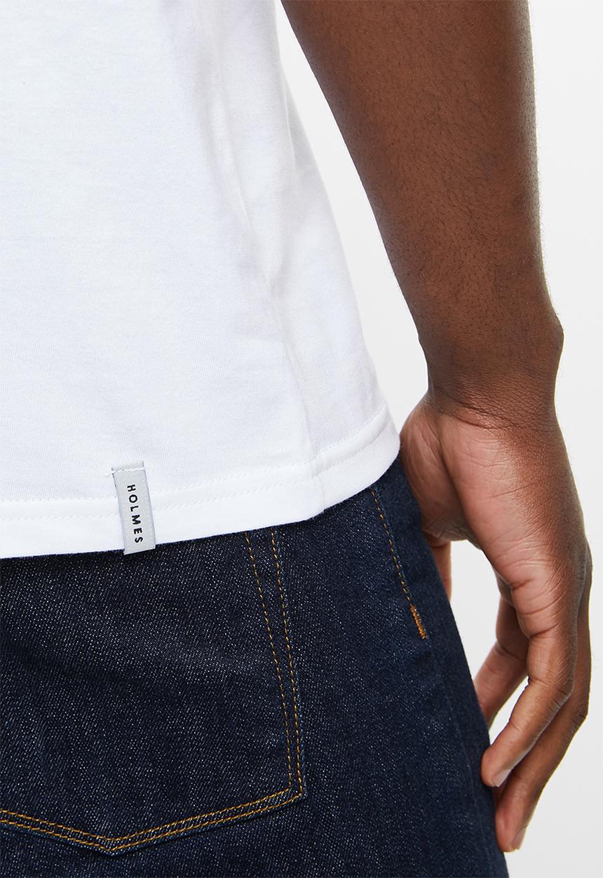 Holmes Bro's - Flag short sleeve tee - white