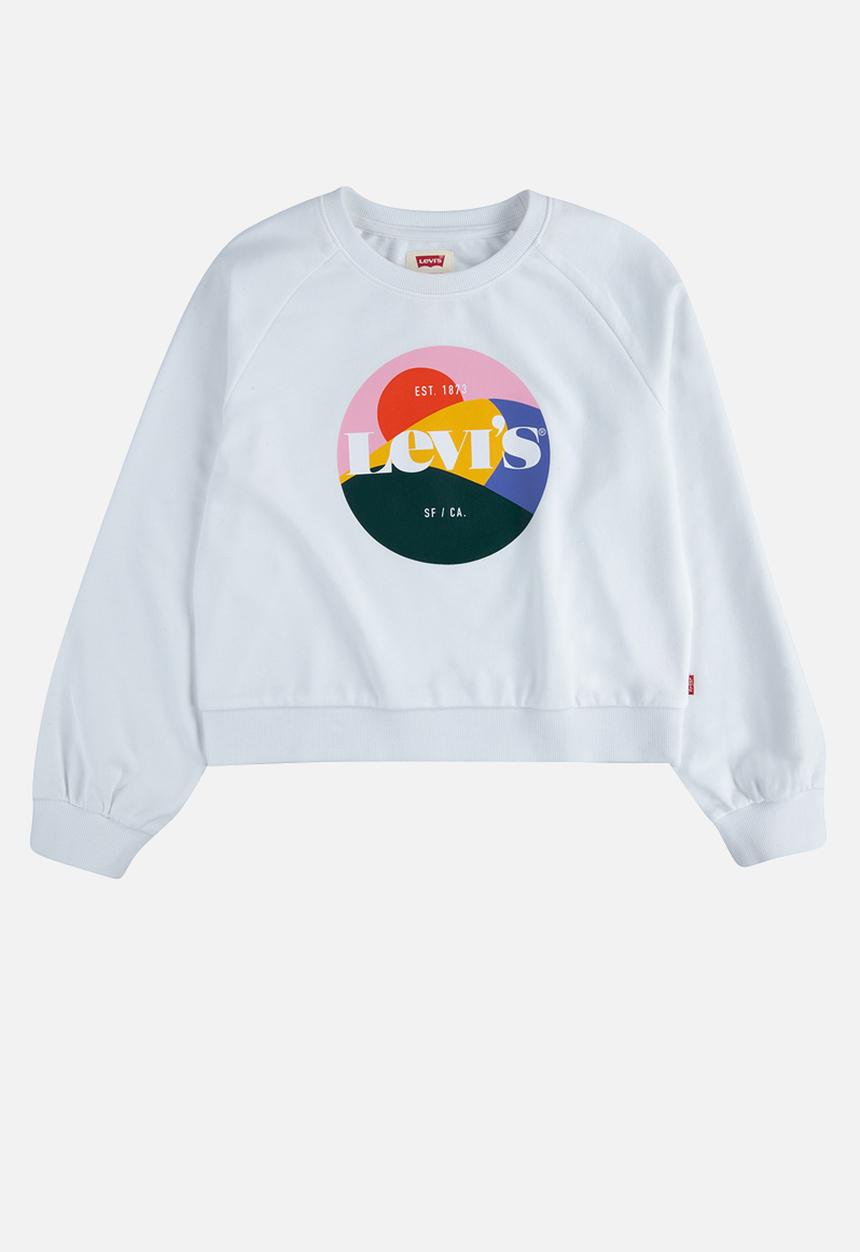 Levi’s® - Levi's high rise raglan crew - white
