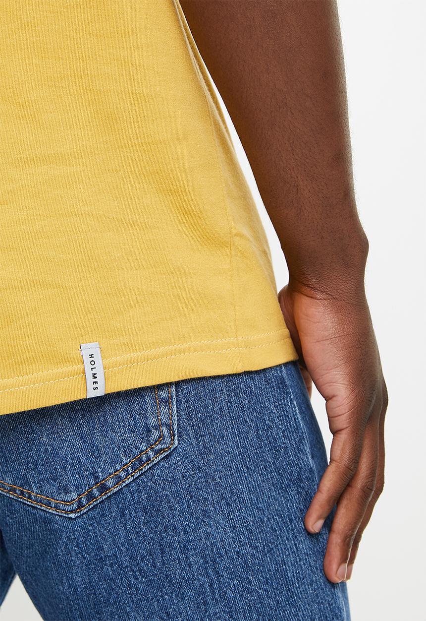 Holmes Bro's - Wildlife cheetah short sleeve tee - mustard