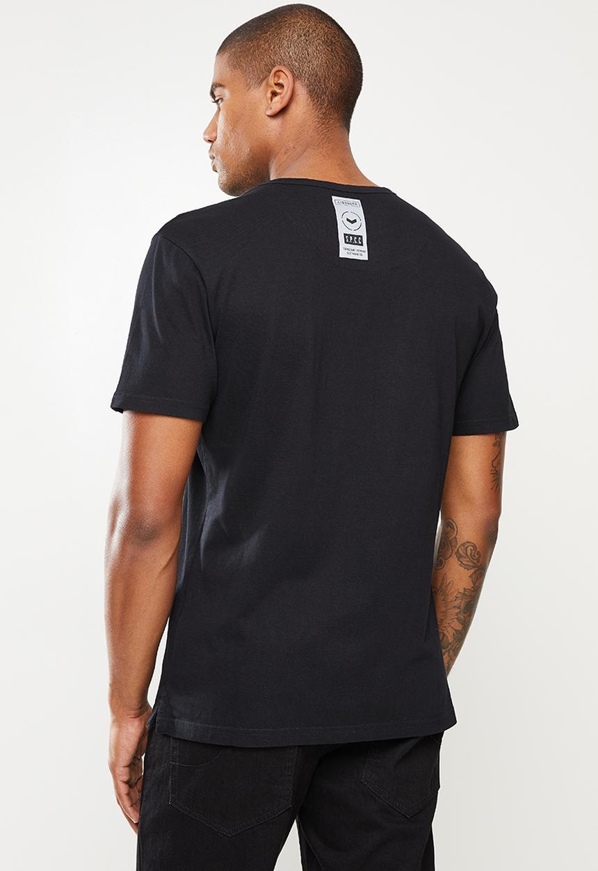S.P.C.C - Grenier relaxed fit straight hem tee - black