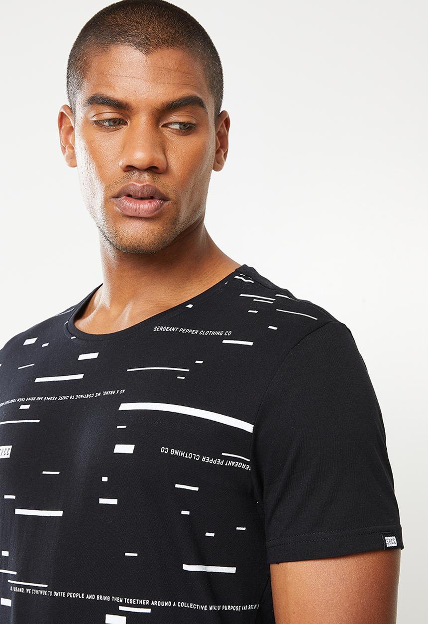 S.P.C.C - Heigl regular fit straight hem tee - black