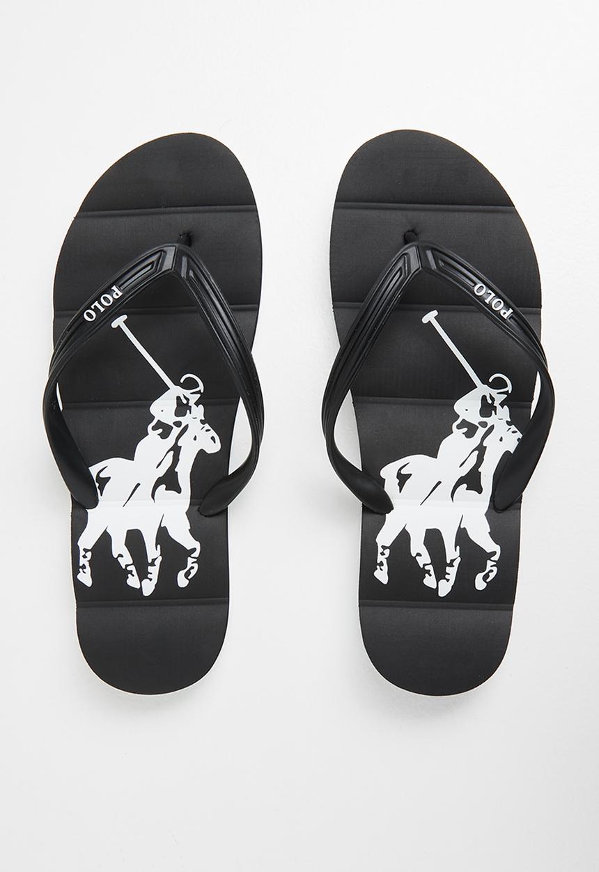 POLO - Chester big pony flip-flop - black