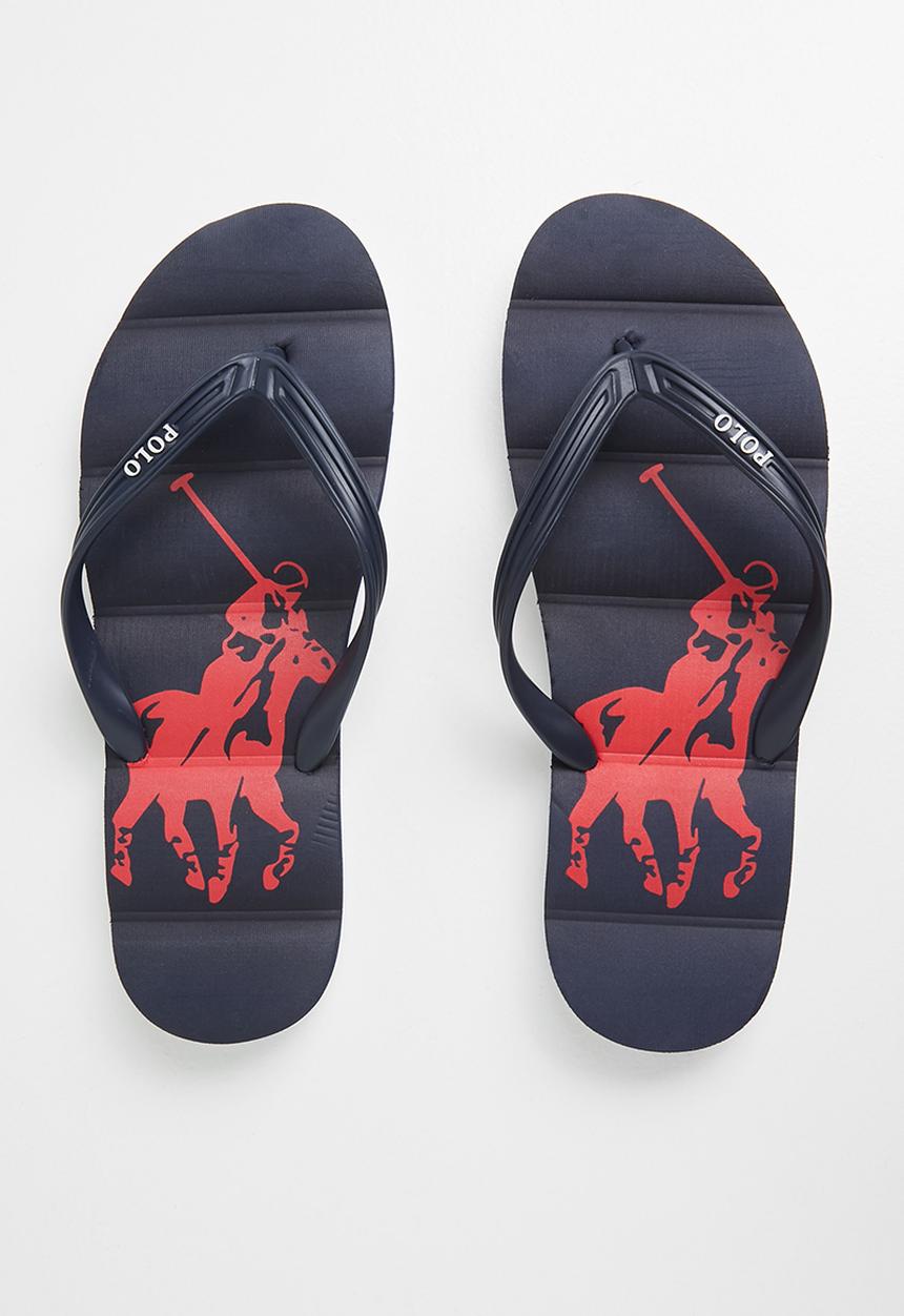 POLO - Chester big pony flip-flop - navy