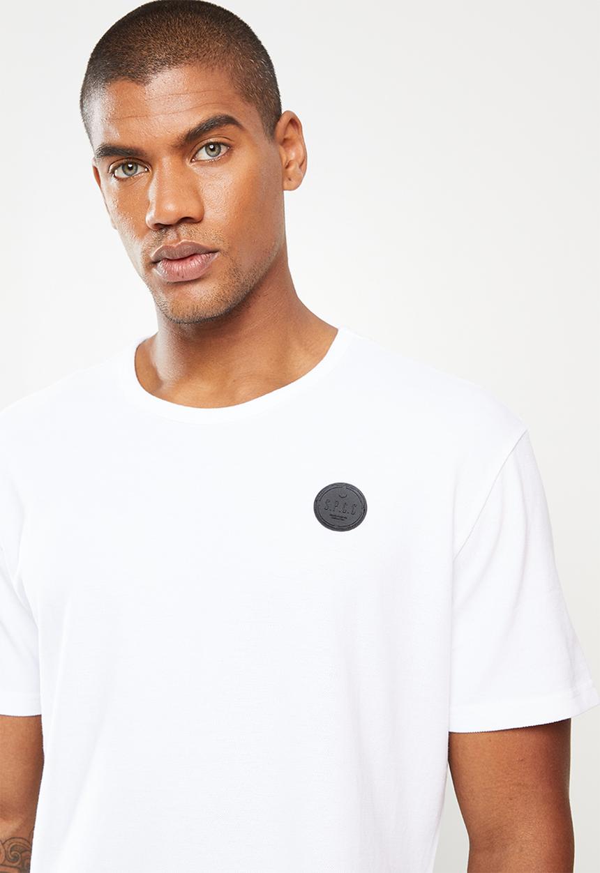 S.P.C.C - Fehr relaxed fit straight hem tee - optical white