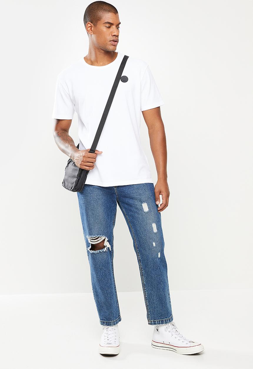 S.P.C.C - Fehr relaxed fit straight hem tee - optical white