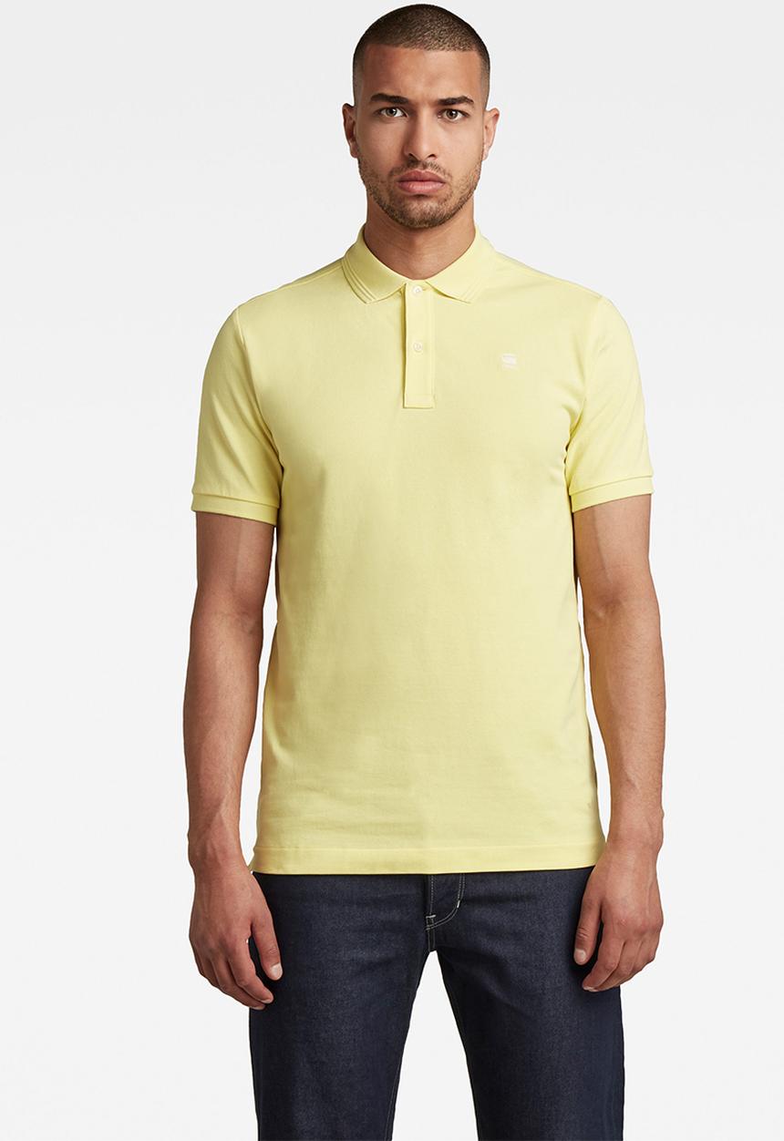 G-STAR - Dunda slim polo - dk bleach yellow