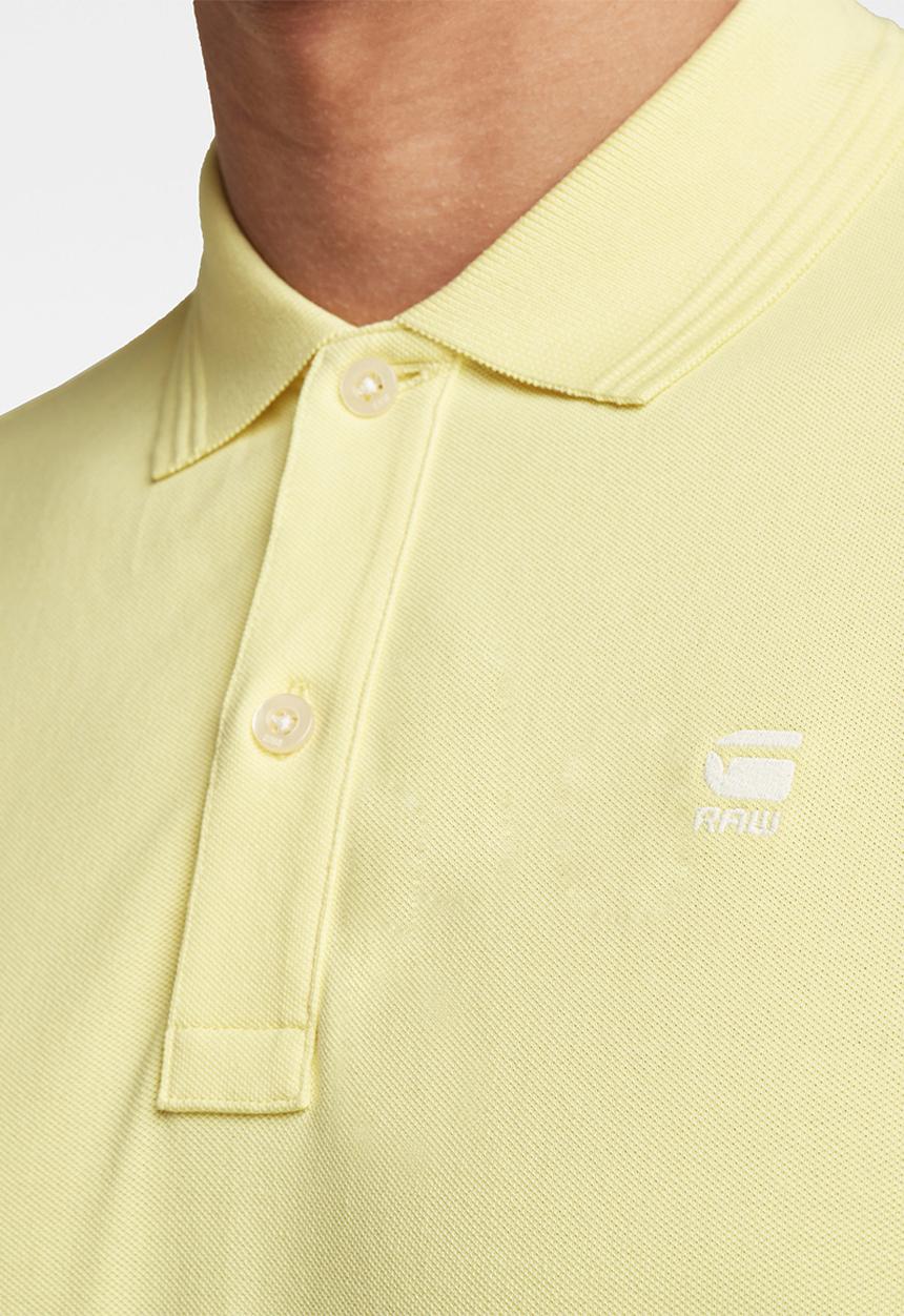 G-STAR - Dunda slim polo - dk bleach yellow