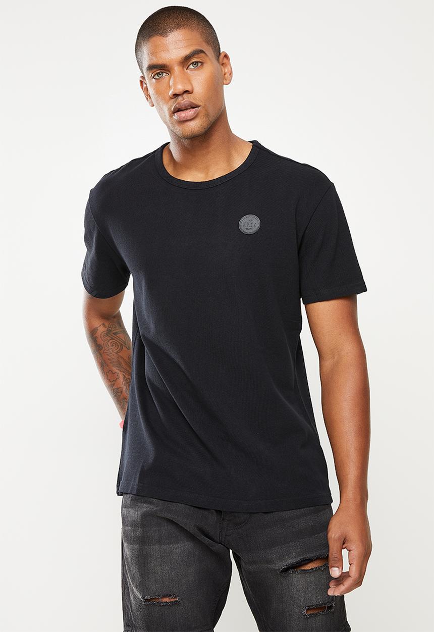 S.P.C.C - Fehr relaxed fit straight hem tee - black