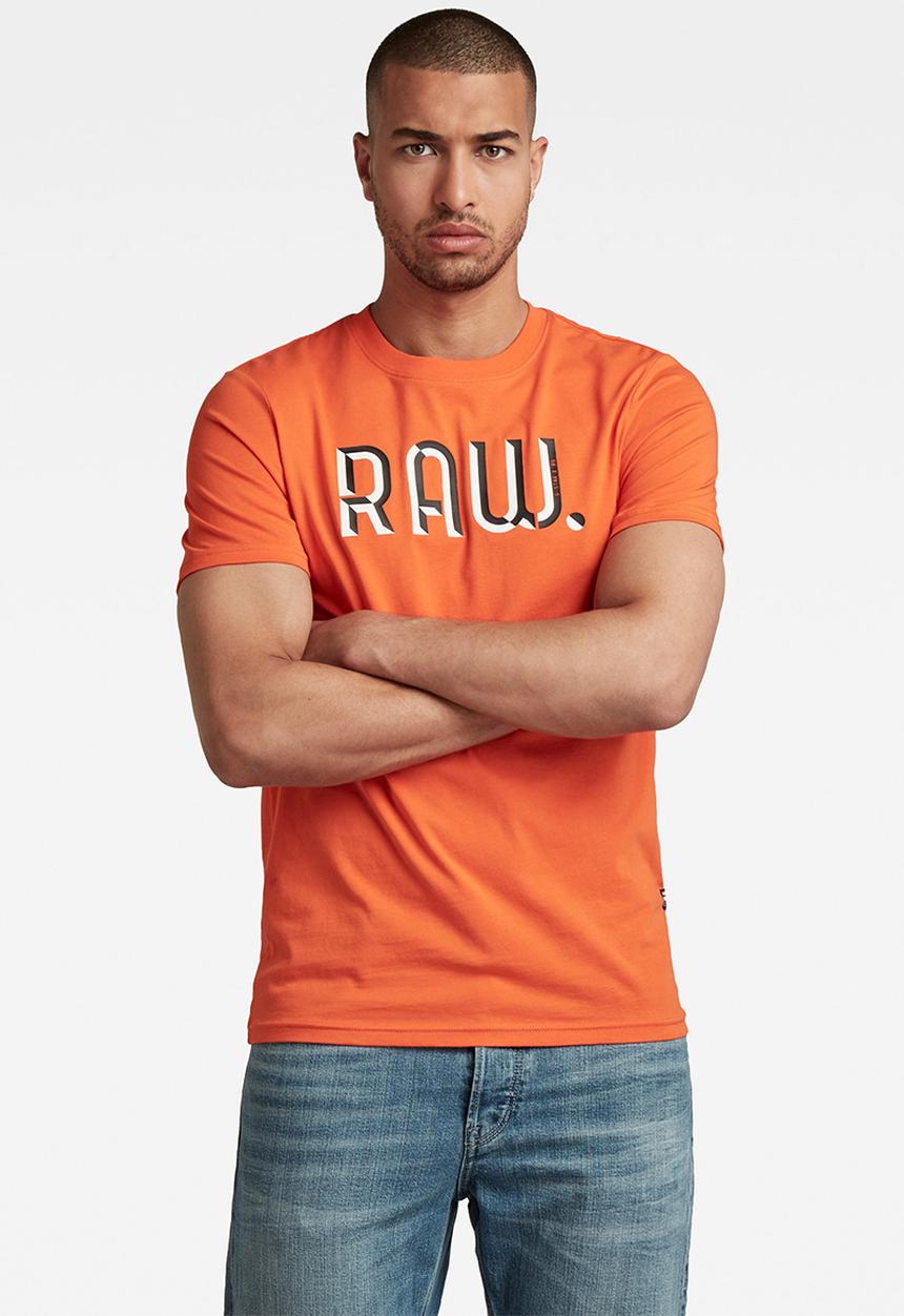 G-STAR - 3d raw. slim r t - signal orange