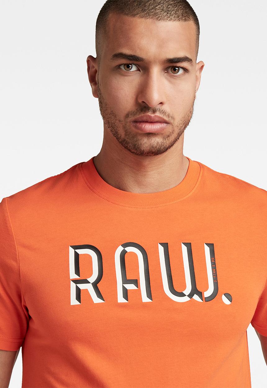 G-STAR - 3d raw. slim r t - signal orange