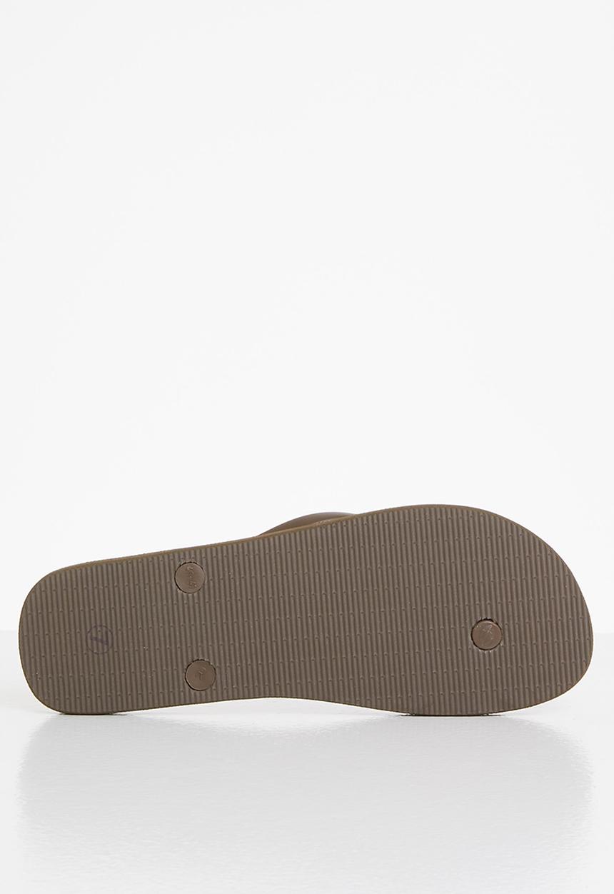 POLO - Gianna monogram flip flop - brown