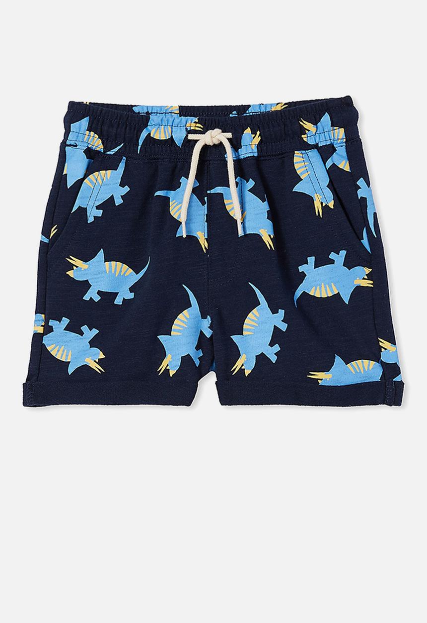 Cotton On - Henry slouch short 60/40 - navy blazer/dino