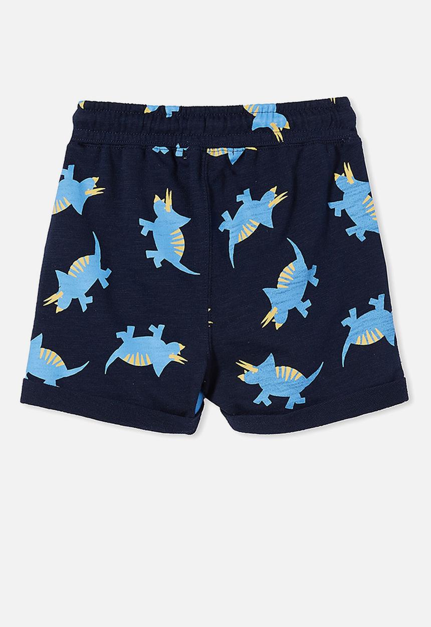 Cotton On - Henry slouch short 60/40 - navy blazer/dino