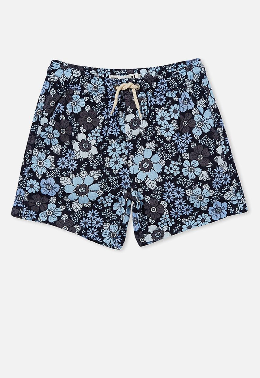 Cotton On - Los cabos short - navy blazer/floral