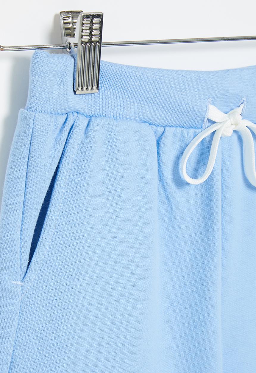 Pop Candy - Boys single fleece short - sky blue