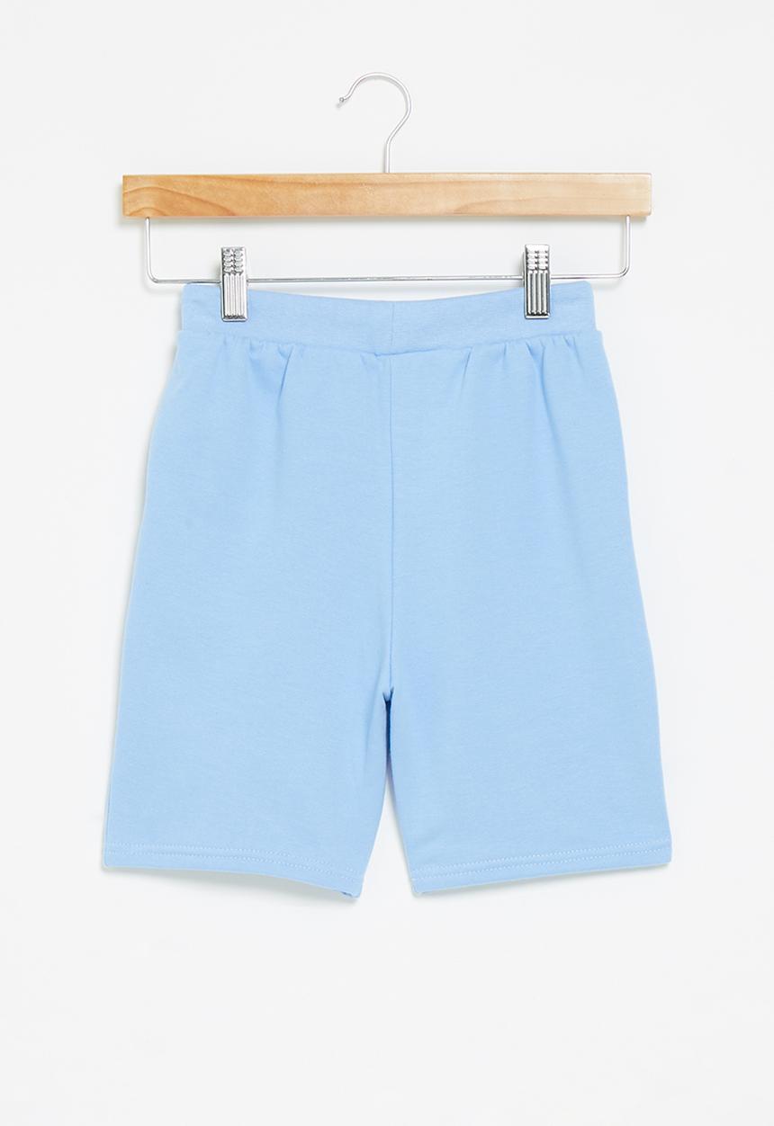 Pop Candy - Boys single fleece short - sky blue