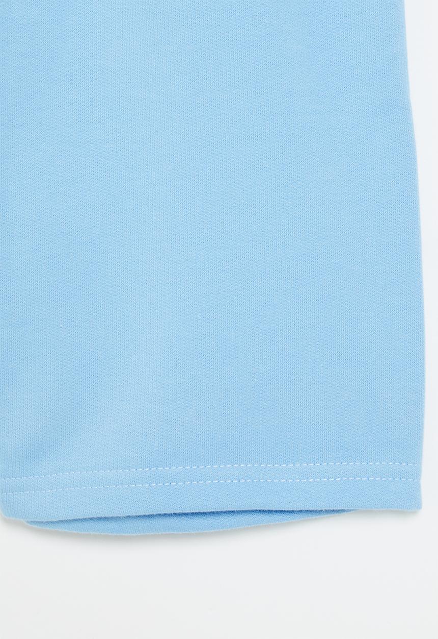 Rebel Republic - Single fleece short - sky blue