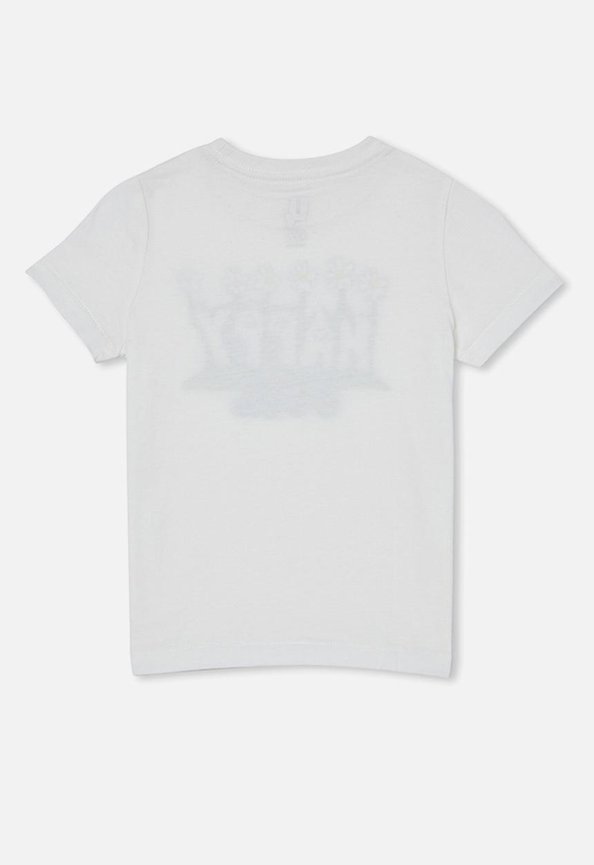 Cotton On - Max short sleeve tee - retro white/happy soul