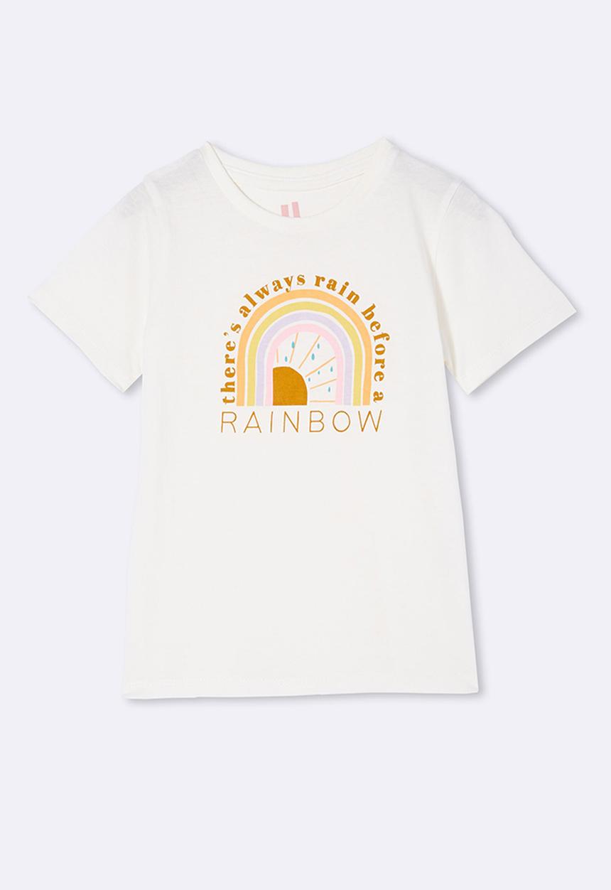 Cotton On - Penelope short sleeve tee - vanilla/always rain