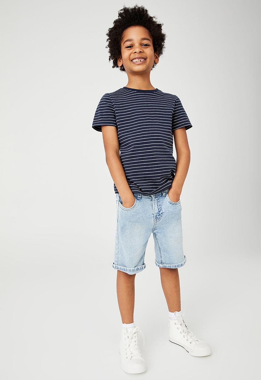 Cotton On - Slim fit short - bells light blue