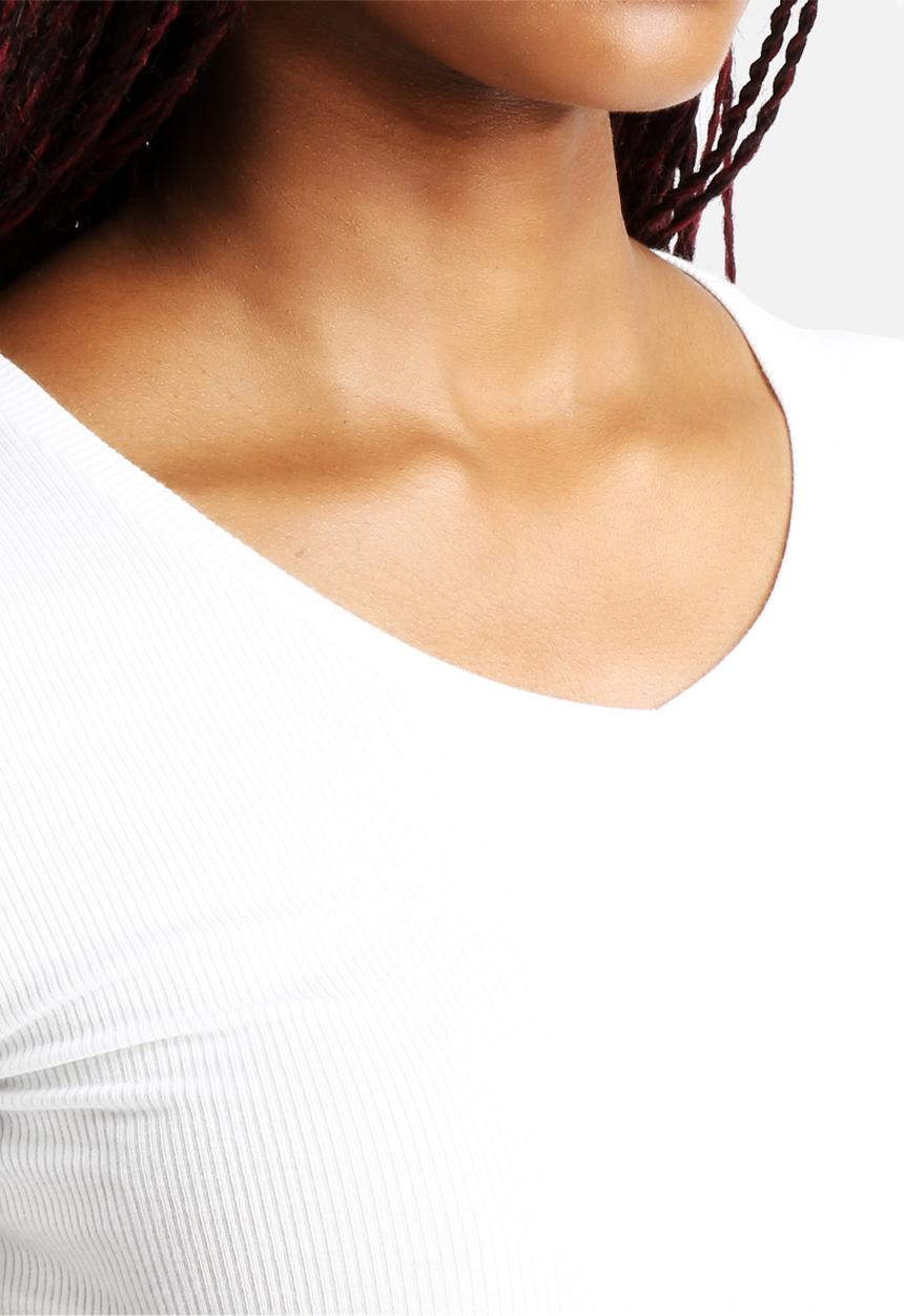 Vero Moda - Laila Rib V-Neck Tee