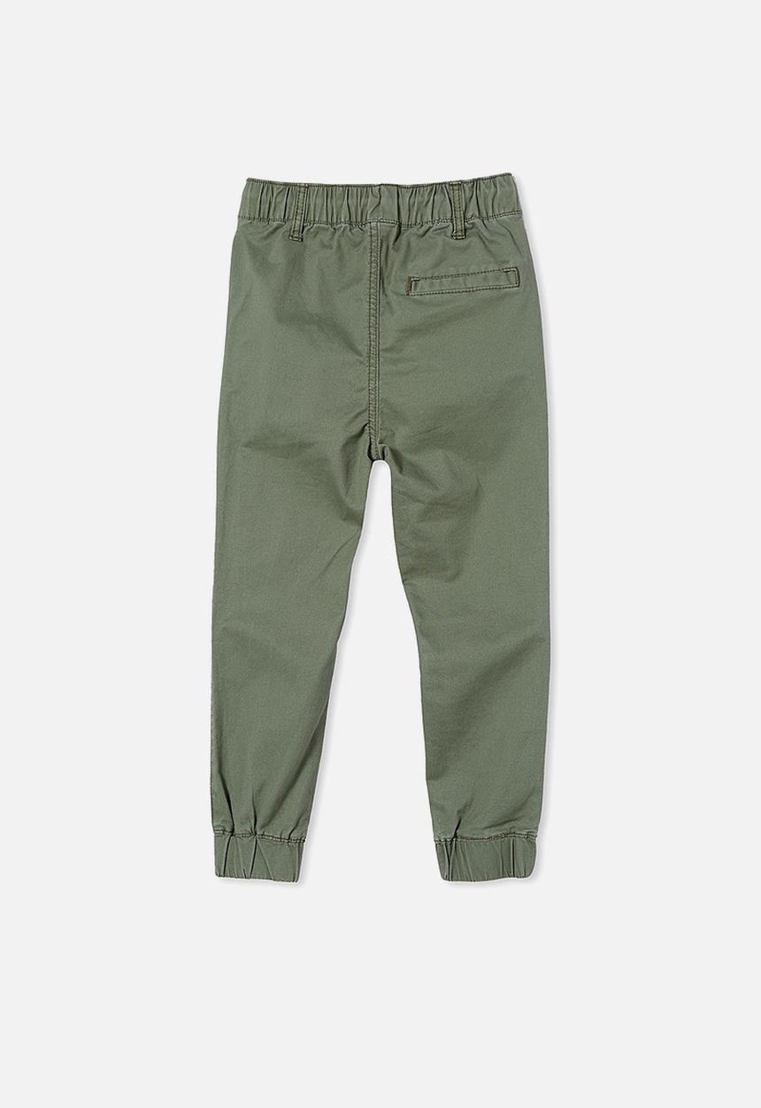 Cotton On - Logan cuffed pants - swag green