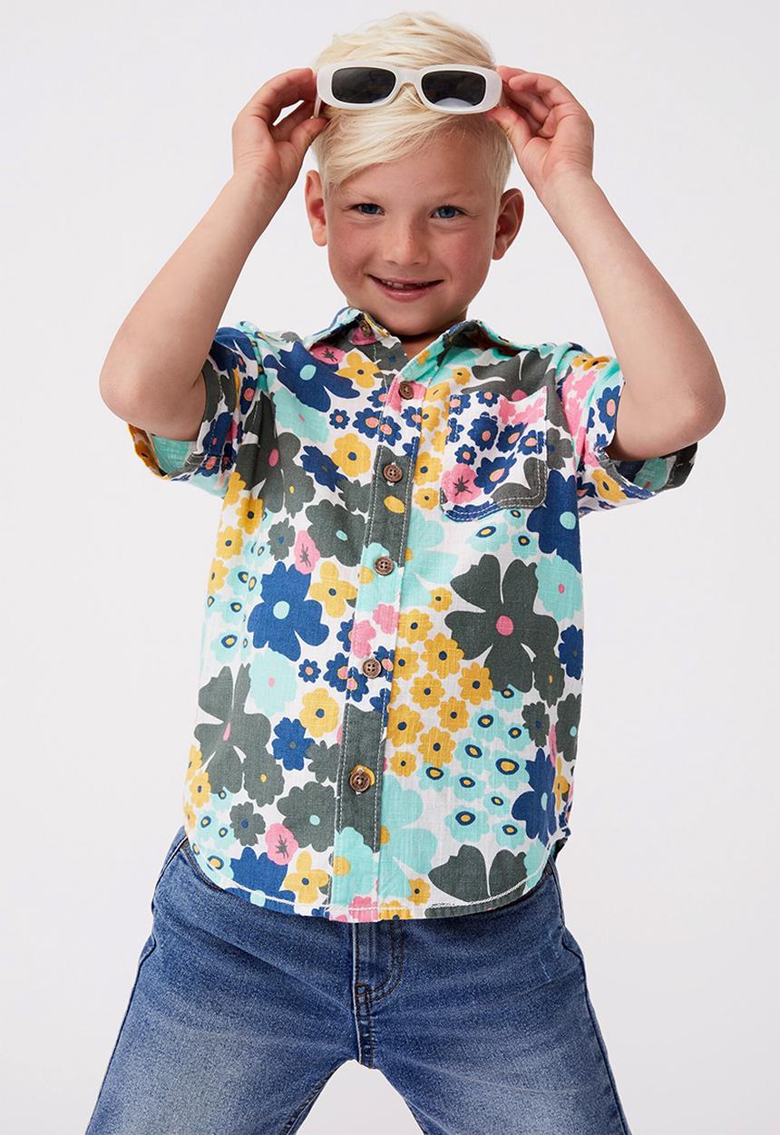 Cotton On - Sage & clare resort short sleeve shirt - multi