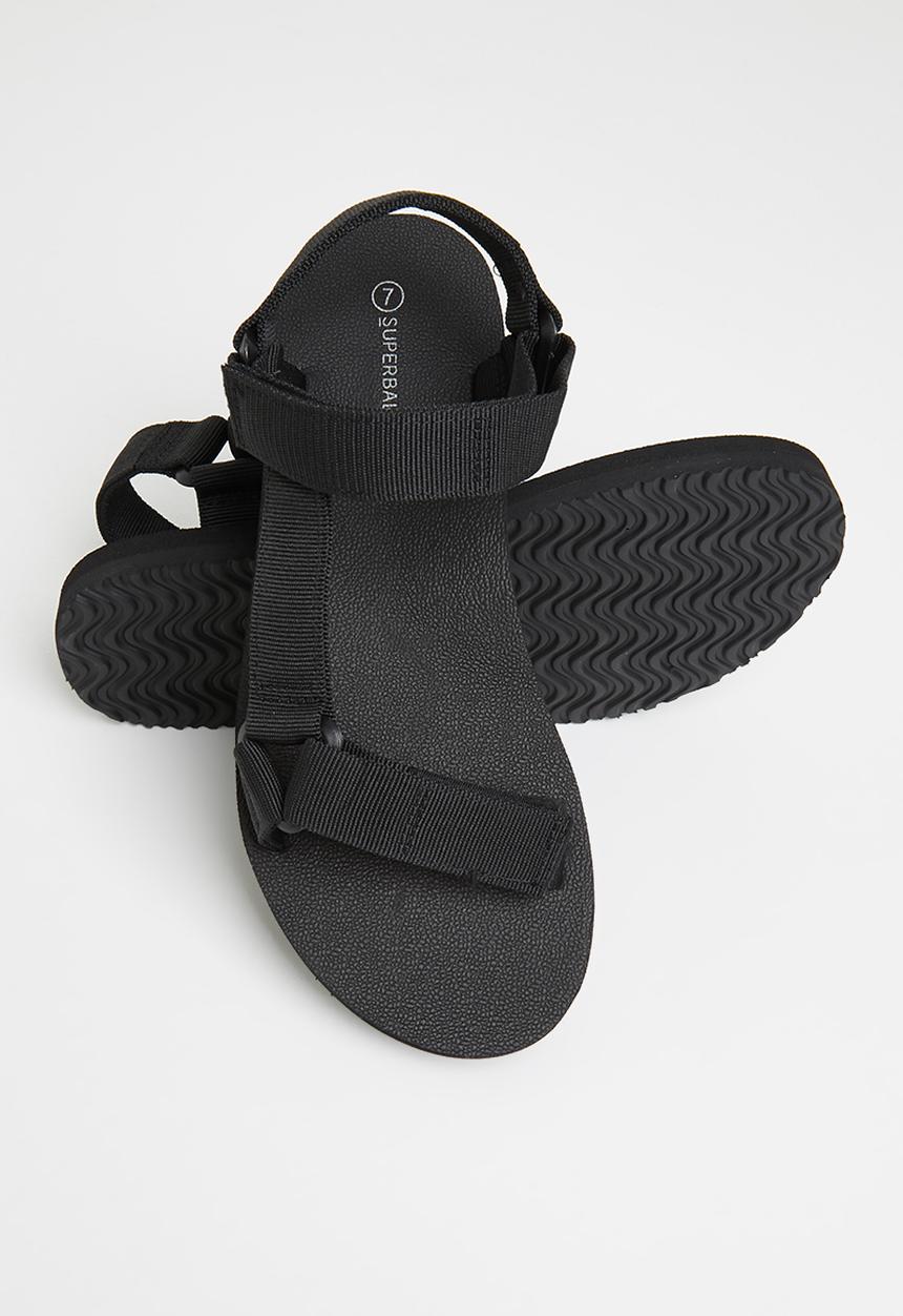 Superbalist - Sporty strap sandal - black