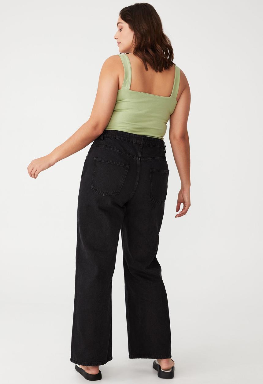 Cotton On - Curve wide strap tank - dusty mint
