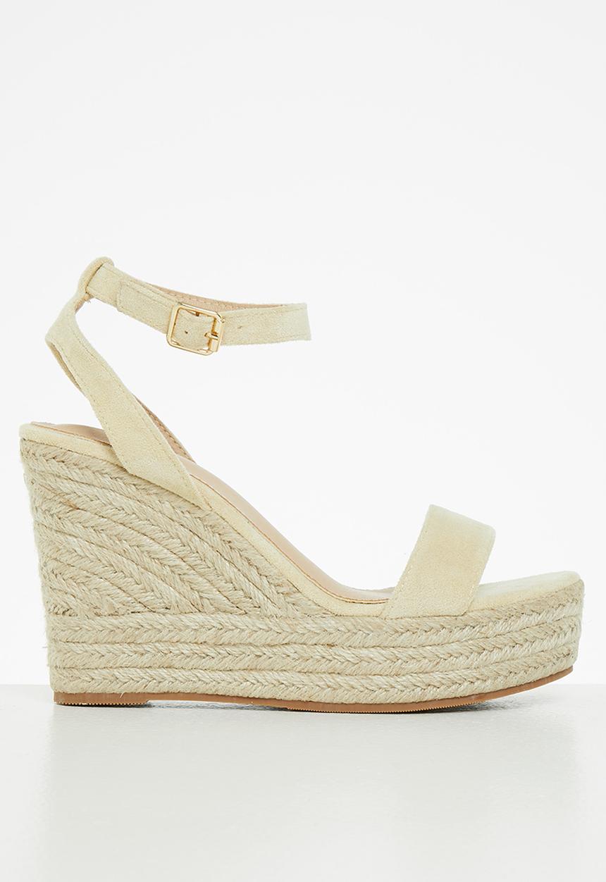 Superbalist - Wedge ankle strap heel - neutral 