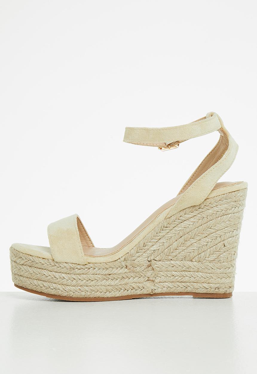 Superbalist - Wedge ankle strap heel - neutral 