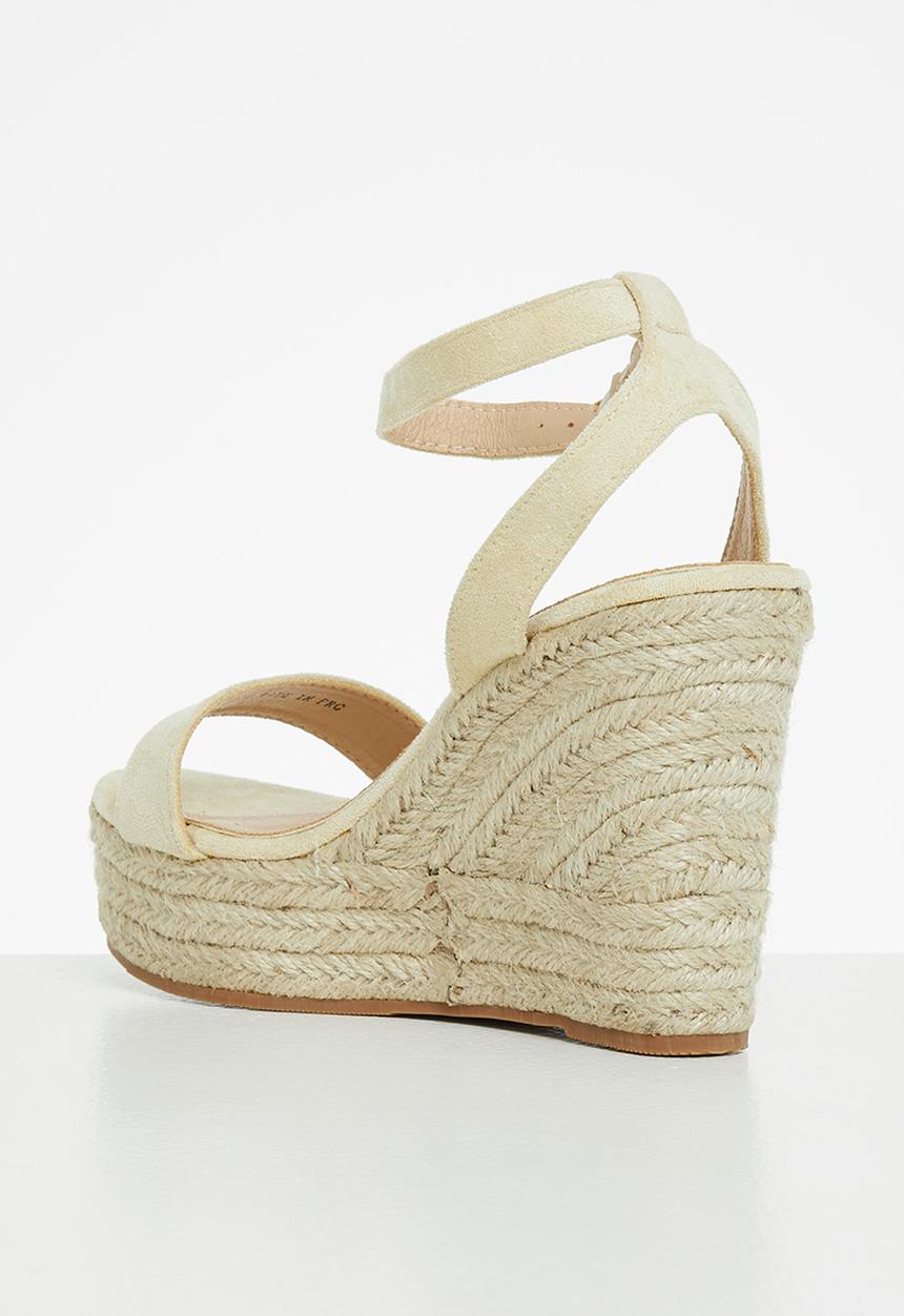 Superbalist - Wedge ankle strap heel - neutral 