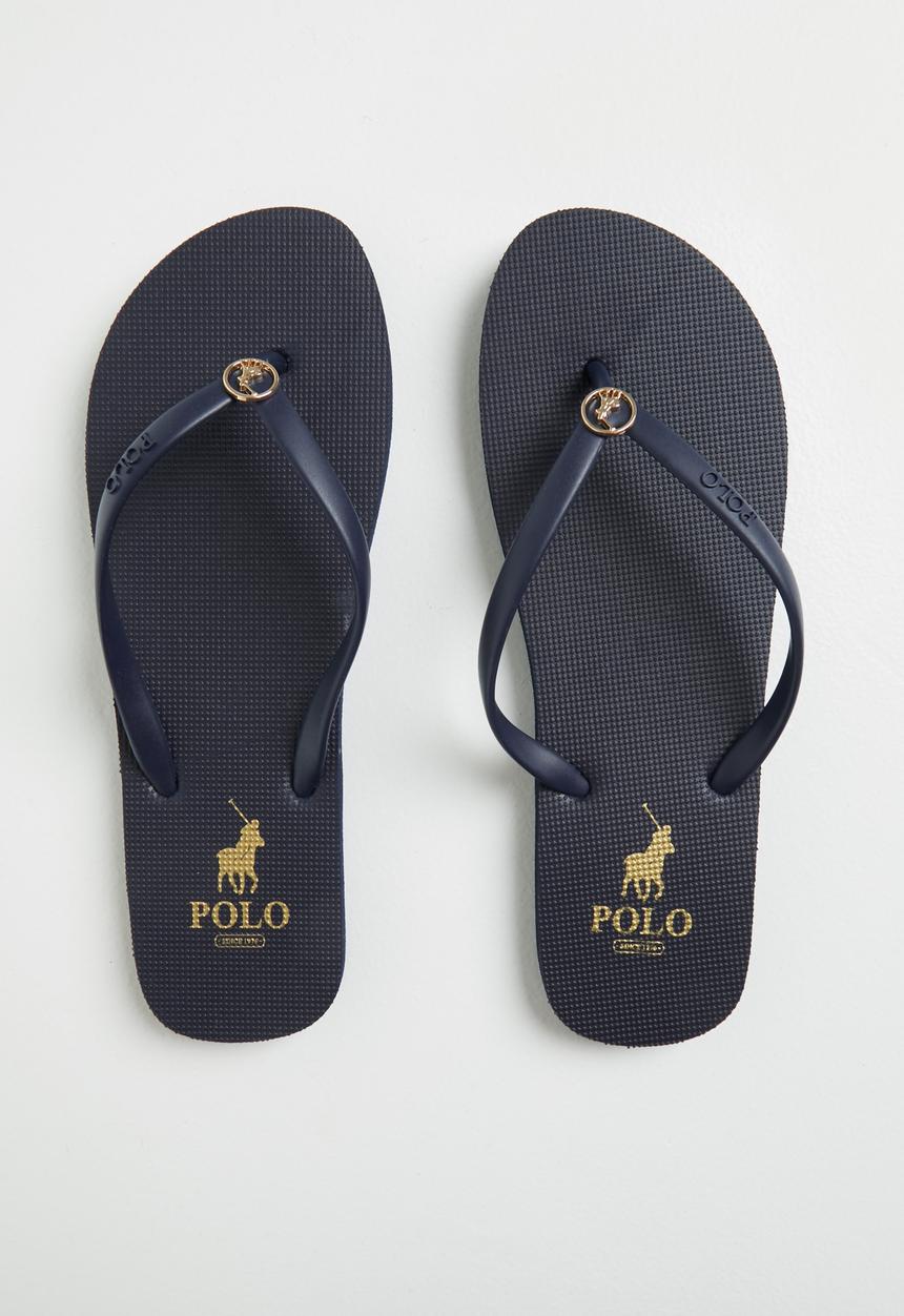 POLO - Gugu medallion flip flop - navy