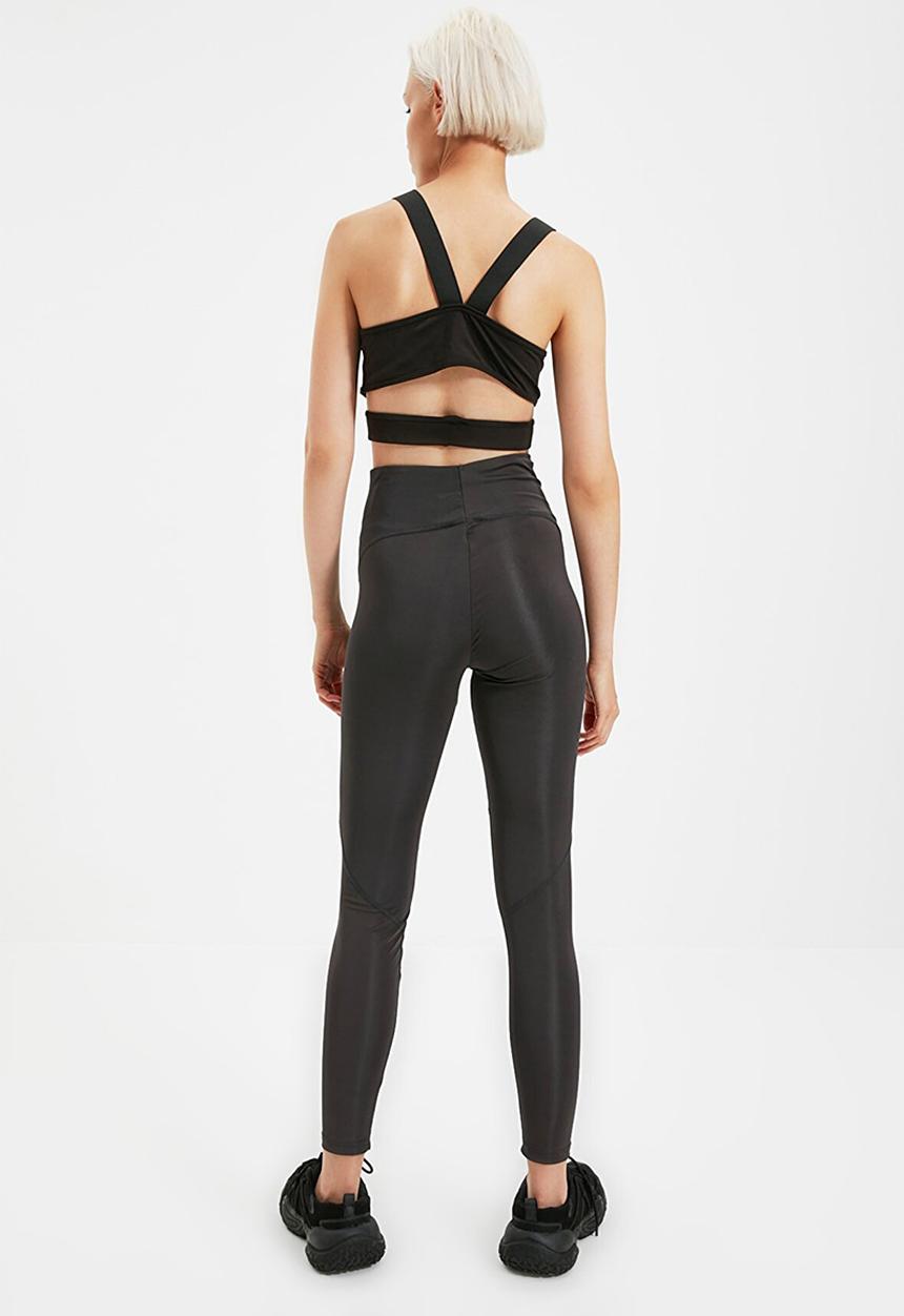 Trendyol - Active sports tights - black 